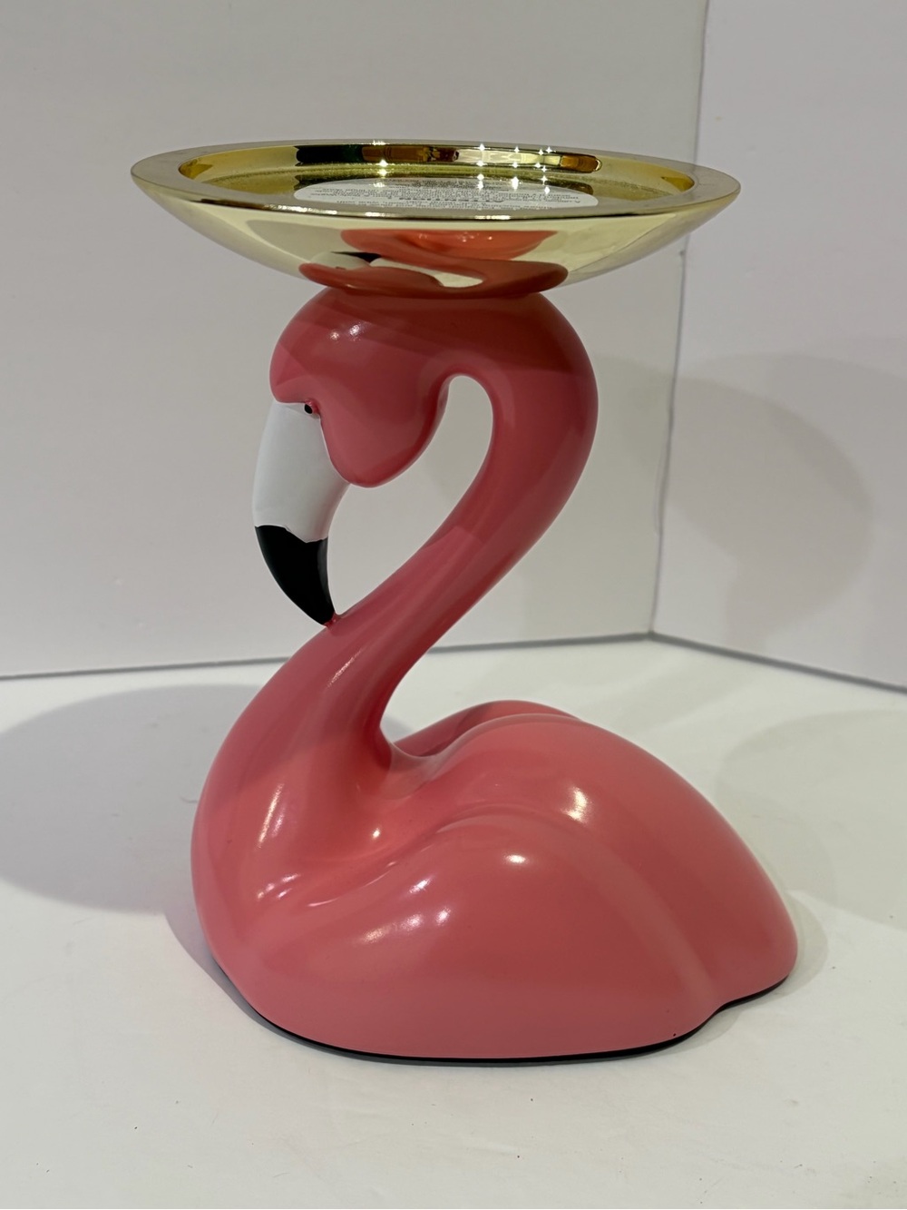 Bath and Body Works 3 Wick Pedestal Pink Flamingo Candle Holder